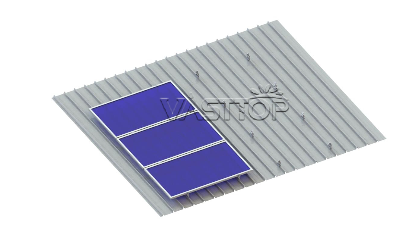 attach solar panels to roof