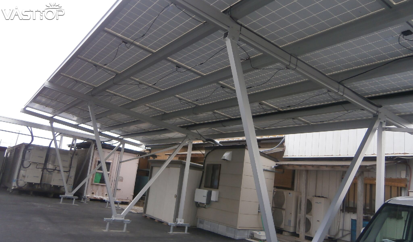 Customized Solar Carport Mounting Structure