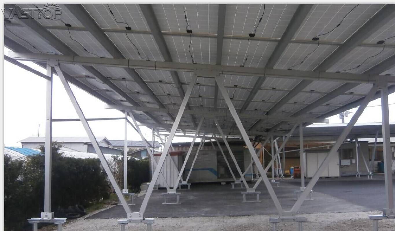 Tailored Made Anodized Aluminum Solar Parking Canopy